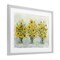Stupell Industries Trio of Sunflower Vases Framed Print Under Glass, design by Patti Bishop
